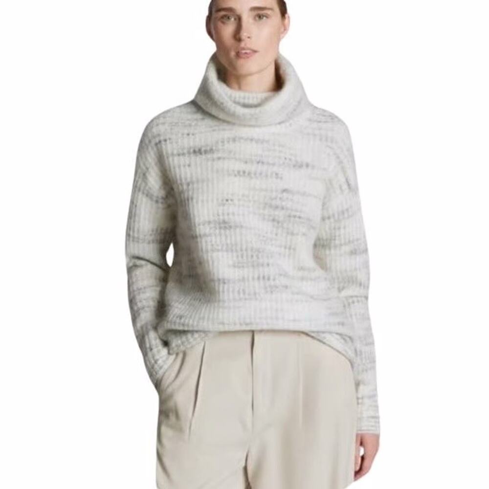 EVERLANE Alpaca Wool Blend Mark Knit Turtleneck Cozy Chunky Knit Sweater Large